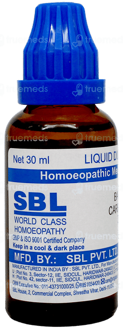 Sbl Baryta Carbonica 30C Dilution 30Ml Sbl Baryta Carbonica 30C Dilution 30Ml
